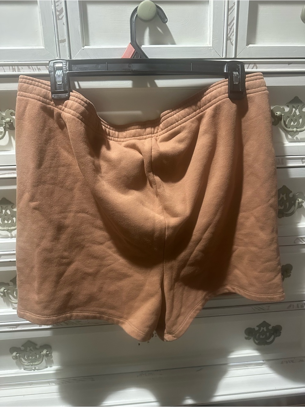SKIMS Cozy Lounge Shorts Brown 2XL Soft Fleece